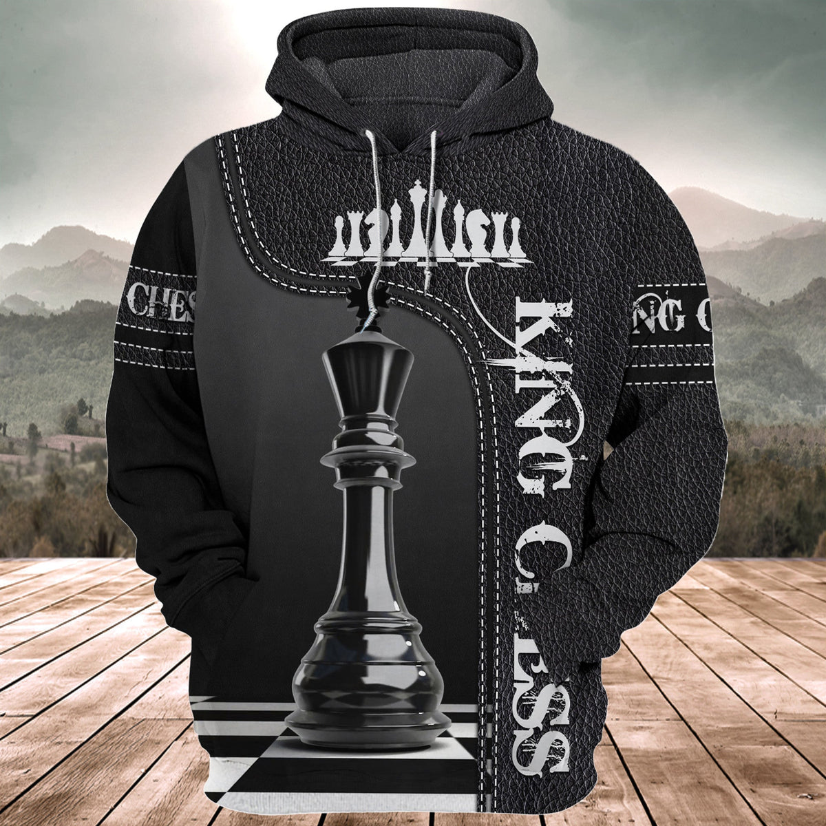 King Chess Shirt, Royal Strategy All-Over Print Unisex Tee
