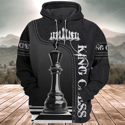 King Chess Shirt, Royal Strategy All-Over Print Unisex Tee