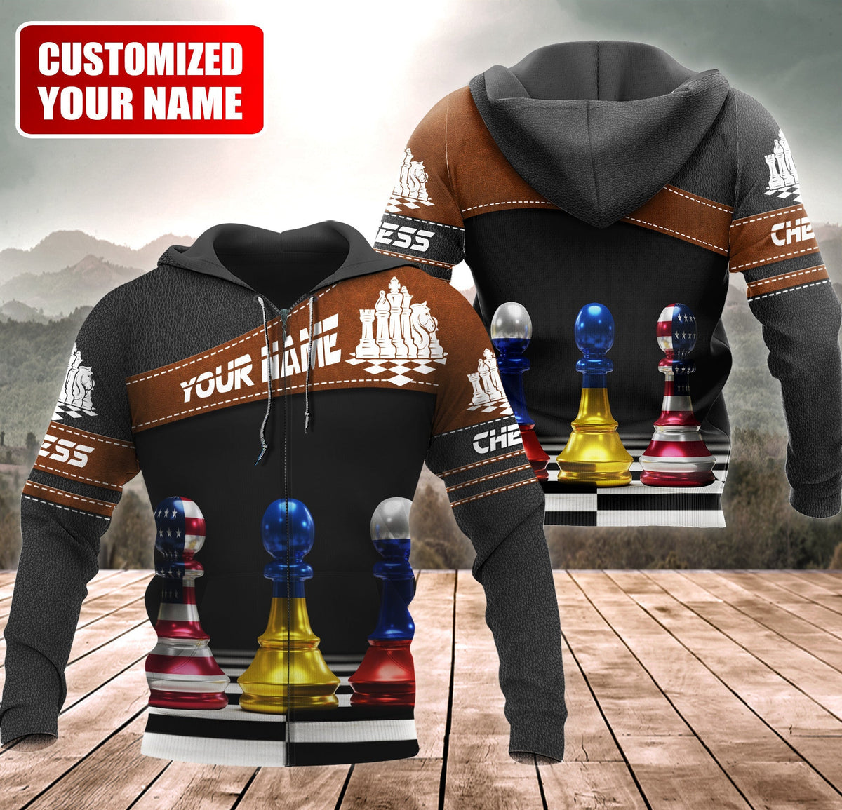 Chess Conflict Shirt, Battle Strategy All-Over Print Unisex Tee