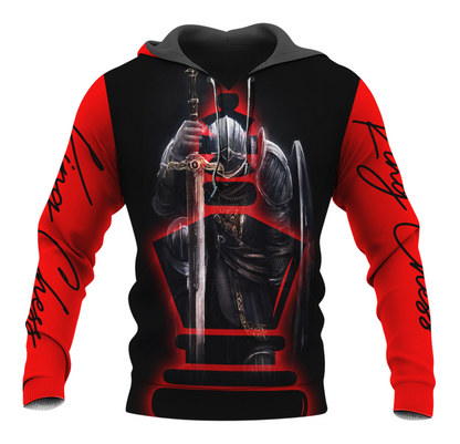 King & Knight Chess Shirt, Royal Chess Pieces All-Over Print Unisex Tee