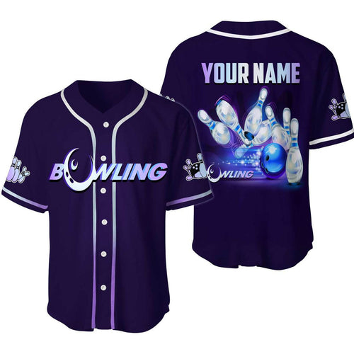 Personalized Name Bowling Q2 - Baseball Jersey Shirt 3D
