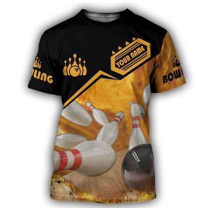 Personalized Name Bowling Q7 All Over Printed Unisex Shirt