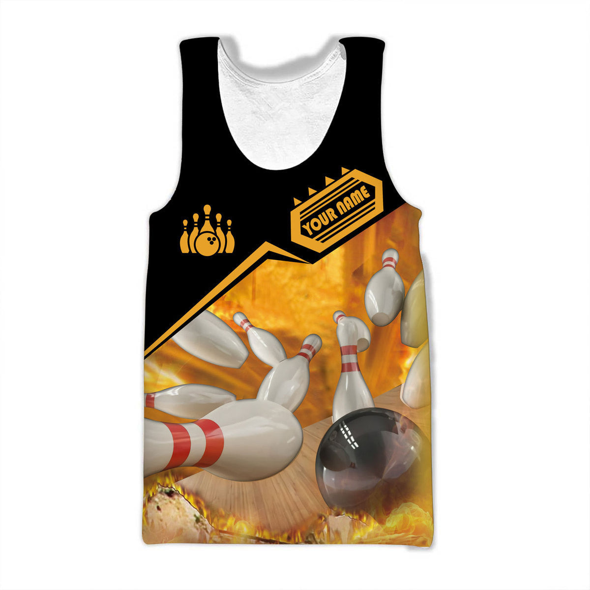 Personalized Name Bowling Q7 All Over Printed Unisex Shirt