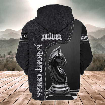 Knight Chess Battle Shirt, Royal Strategy All-Over Print Unisex Tee