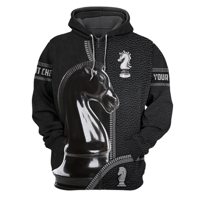 Knight Chess Strategy Shirt, Royal Horse Piece All-Over Print Unisex Tee
