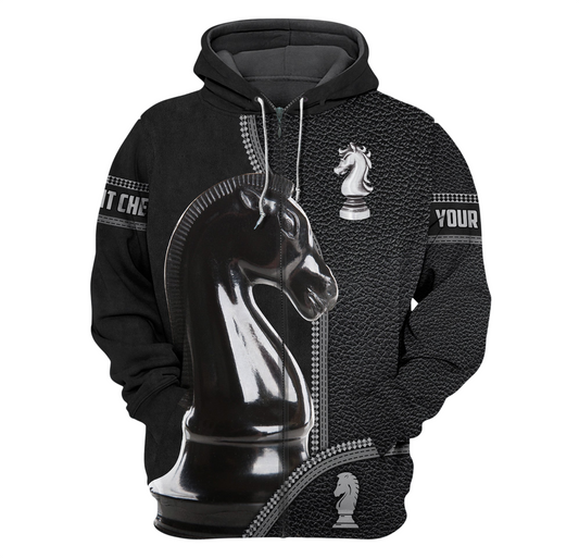 Knight Chess Strategy Shirt, Royal Horse Piece All-Over Print Unisex Tee