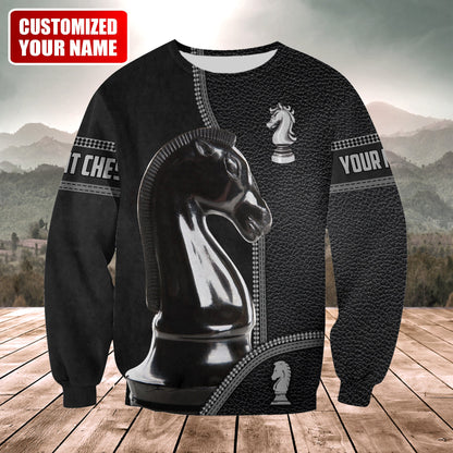 Knight Chess Strategy Shirt, Royal Horse Piece All-Over Print Unisex Tee
