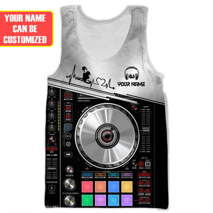 Personalized Name DJ Disc Jockey NP4 All Over Printed Unisex Shirt
