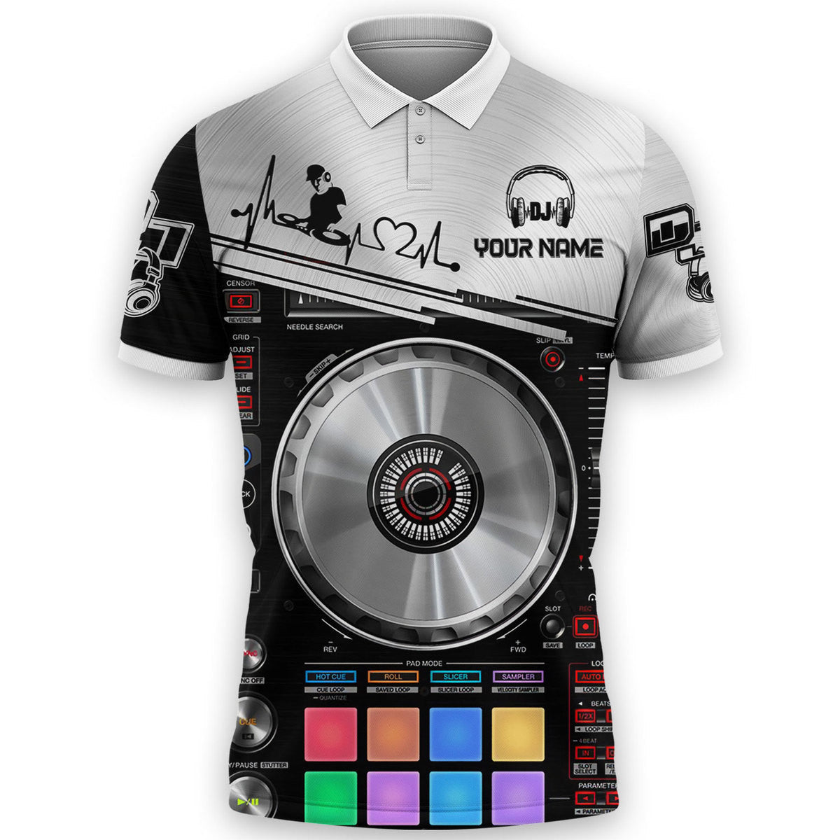 Personalized Name DJ Disc Jockey NP4 All Over Printed Unisex Shirt