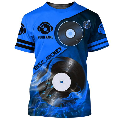 DJ Sound Master Shirt, Disc Jockey Music All-Over Print Unisex Tee