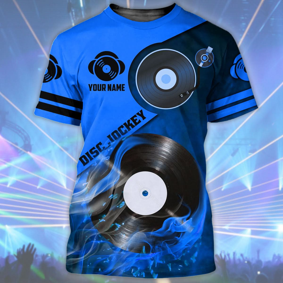 DJ Sound Master Shirt, Disc Jockey Music All-Over Print Unisex Tee