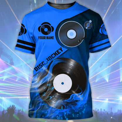 DJ Sound Master Shirt, Disc Jockey Music All-Over Print Unisex Tee