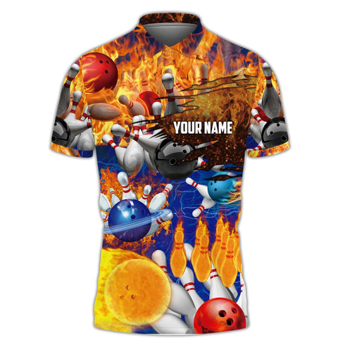 Bowling Shirt, All Over Print Unisex Bowling Apparel