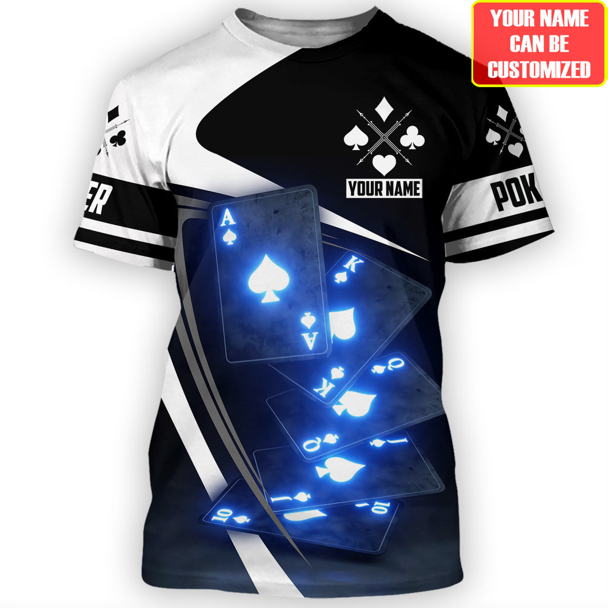 Poker Shirt, All-Over Print Unisex Card Player Tee