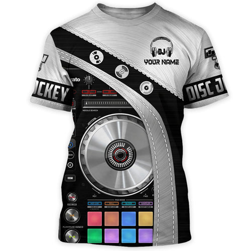 Personalized Name DJ Disc Jockey Q33 All Over Printed Unisex Shirt