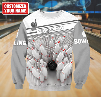 Personalized Name Bowling Q17 All Over Printed Unisex Shirt