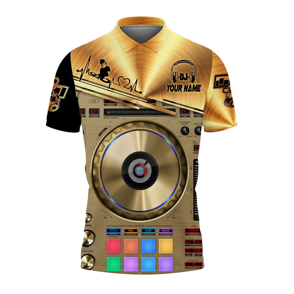 Personalized Name DJ Disc Jockey Q41 All Over Printed Unisex Shirt