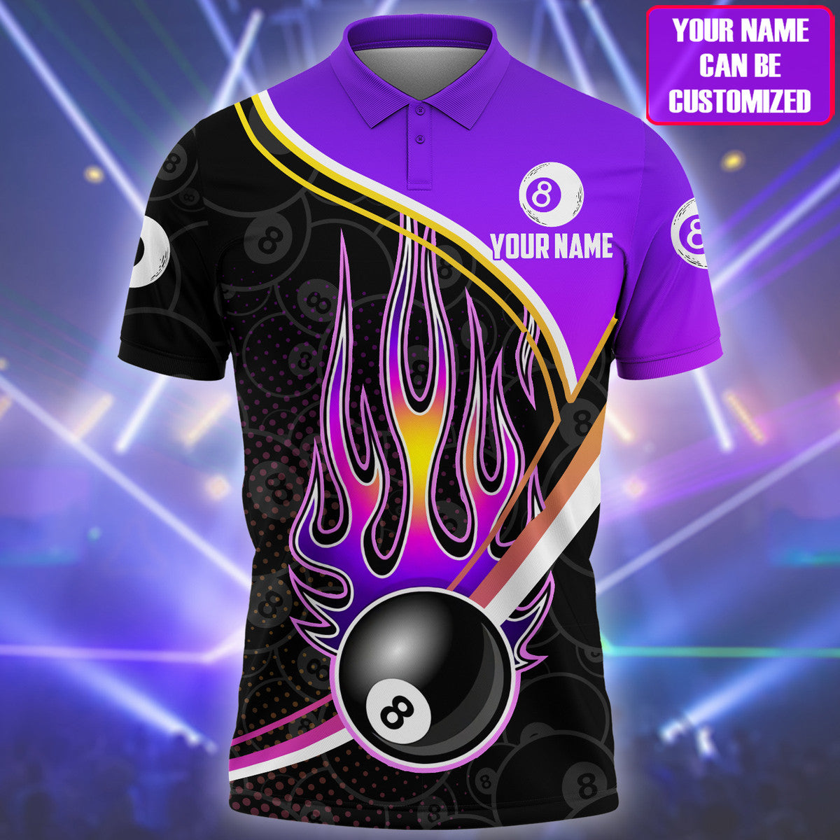 Billiard Shirt, Pool Player All-Over Print Unisex Shirt