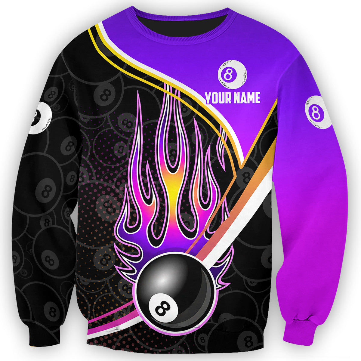 Billiard Shirt, Pool Player All-Over Print Unisex Shirt