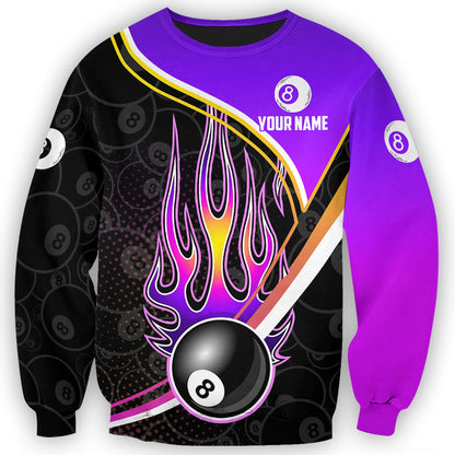 Billiard Shirt, Pool Player All-Over Print Unisex Shirt