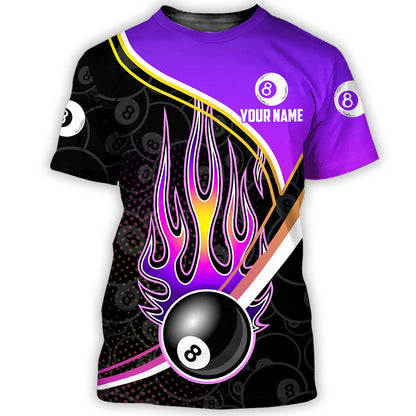 Billiard Shirt, Pool Player All-Over Print Unisex Shirt