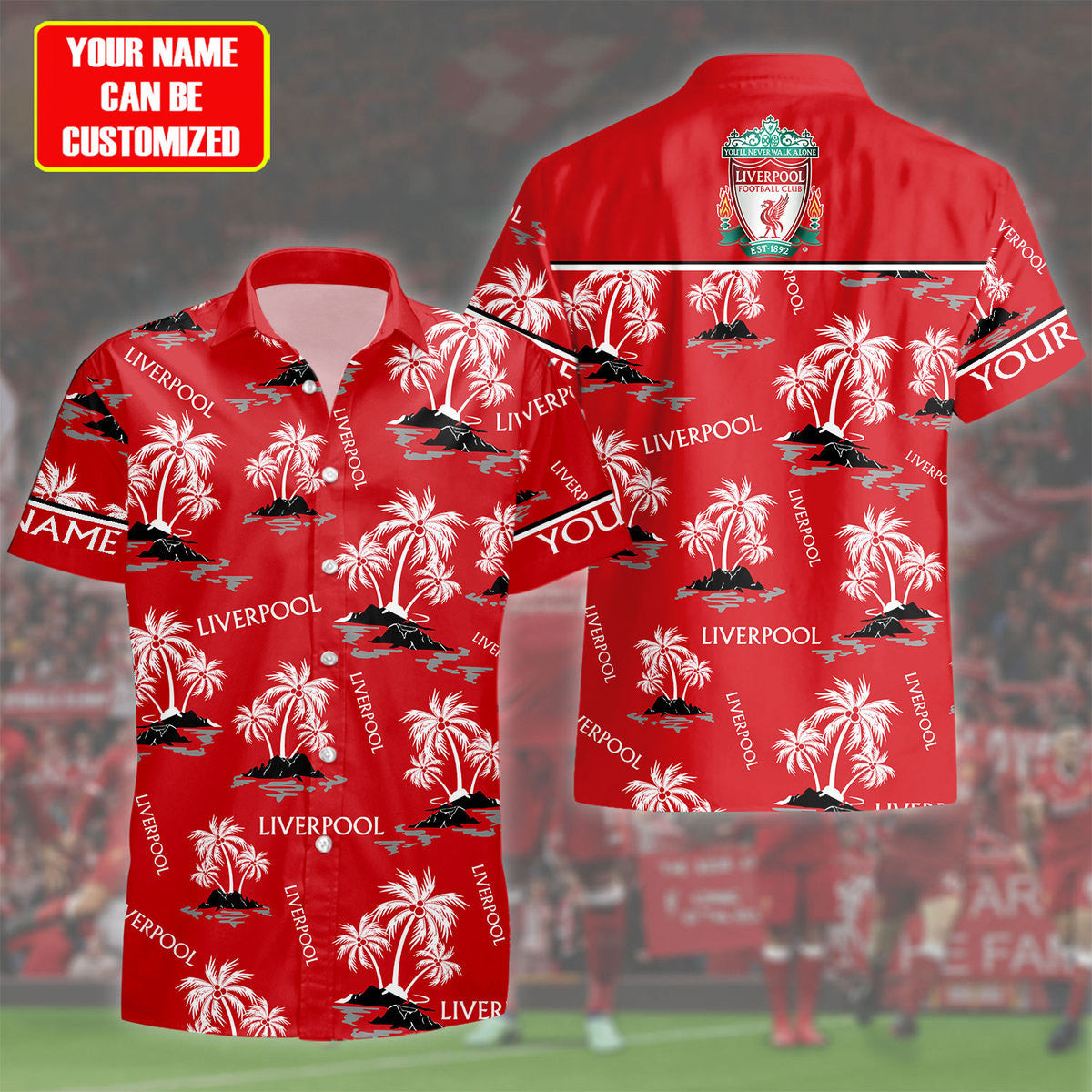 Personalized Liverpool White Coconut Tropical Hawaii Shirt Beach Short Q210609