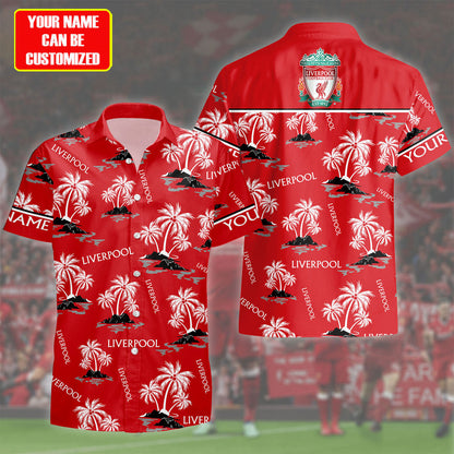 Personalized Liverpool White Coconut Tropical Hawaii Shirt Beach Short Q210609