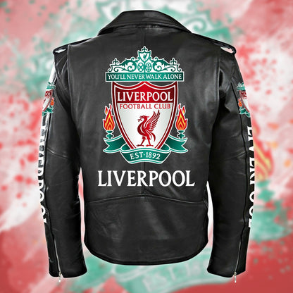 Liverpool Zipper Vintage Leather Jacket S010202