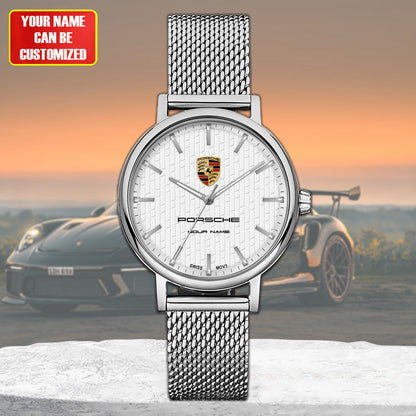 Personalized Pors Stainless Steel Watch Men Women P130301