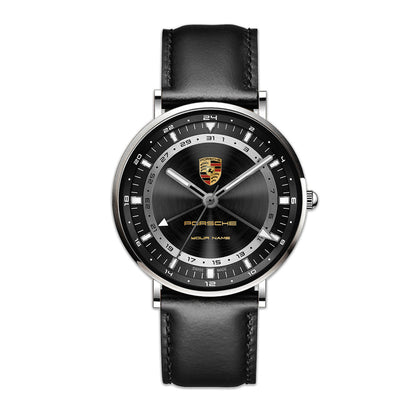 Personalized Pors Quartz Leather Watch P190302