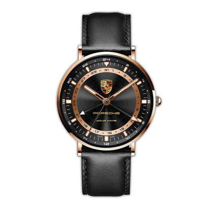 Personalized Pors Quartz Leather Watch P190302