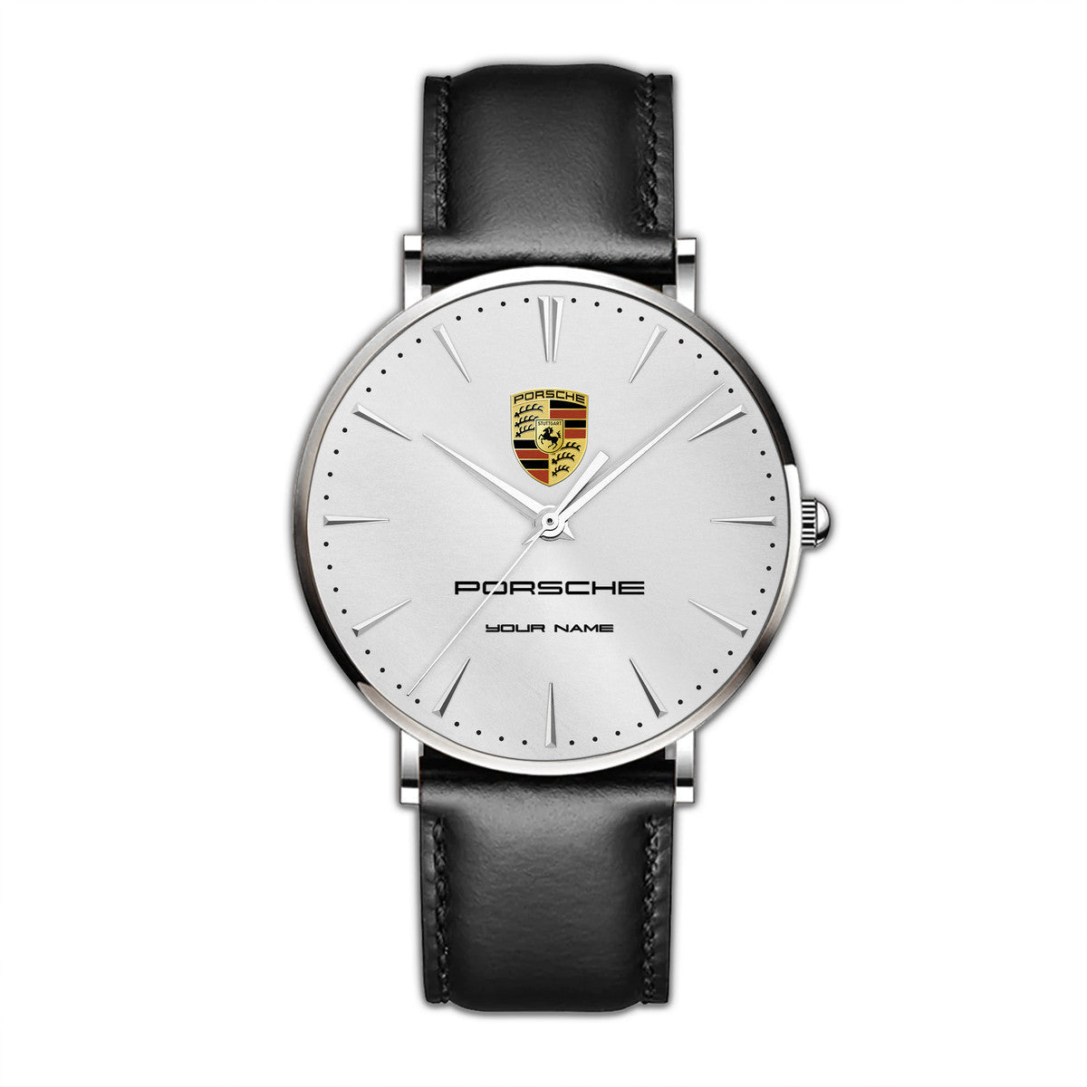 Personalized Pors Luxury Quartz Leather Watch P030402
