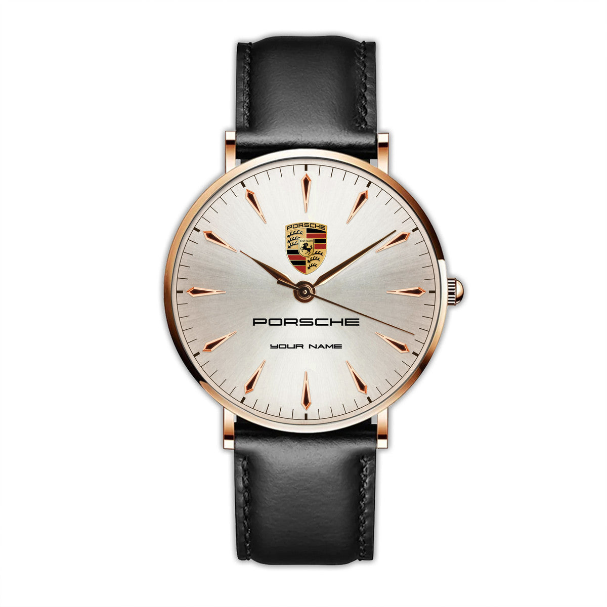 Personalized Pors Luxury Quartz Leather Watch P040504