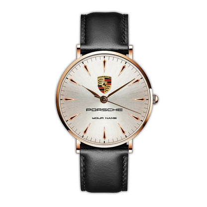 Personalized Pors Luxury Quartz Leather Watch P040504