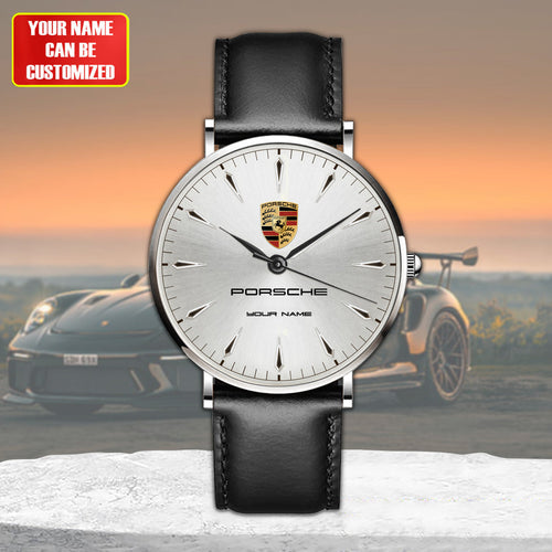 Personalized Pors Luxury Quartz Leather Watch P040504
