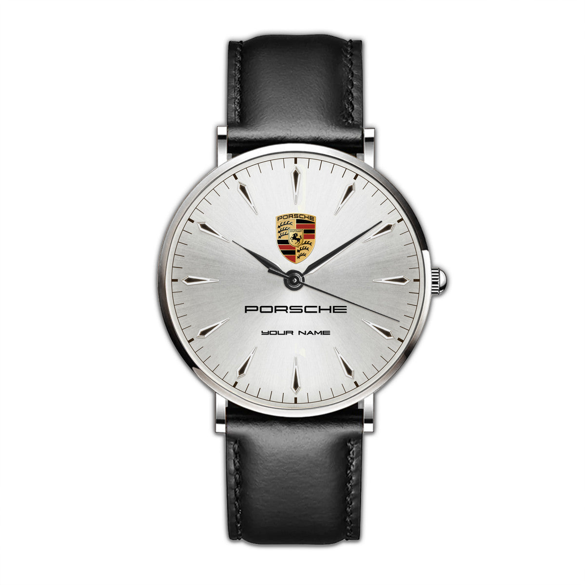Personalized Pors Luxury Quartz Leather Watch P040504