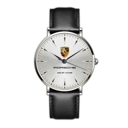 Personalized Pors Luxury Quartz Leather Watch P040504