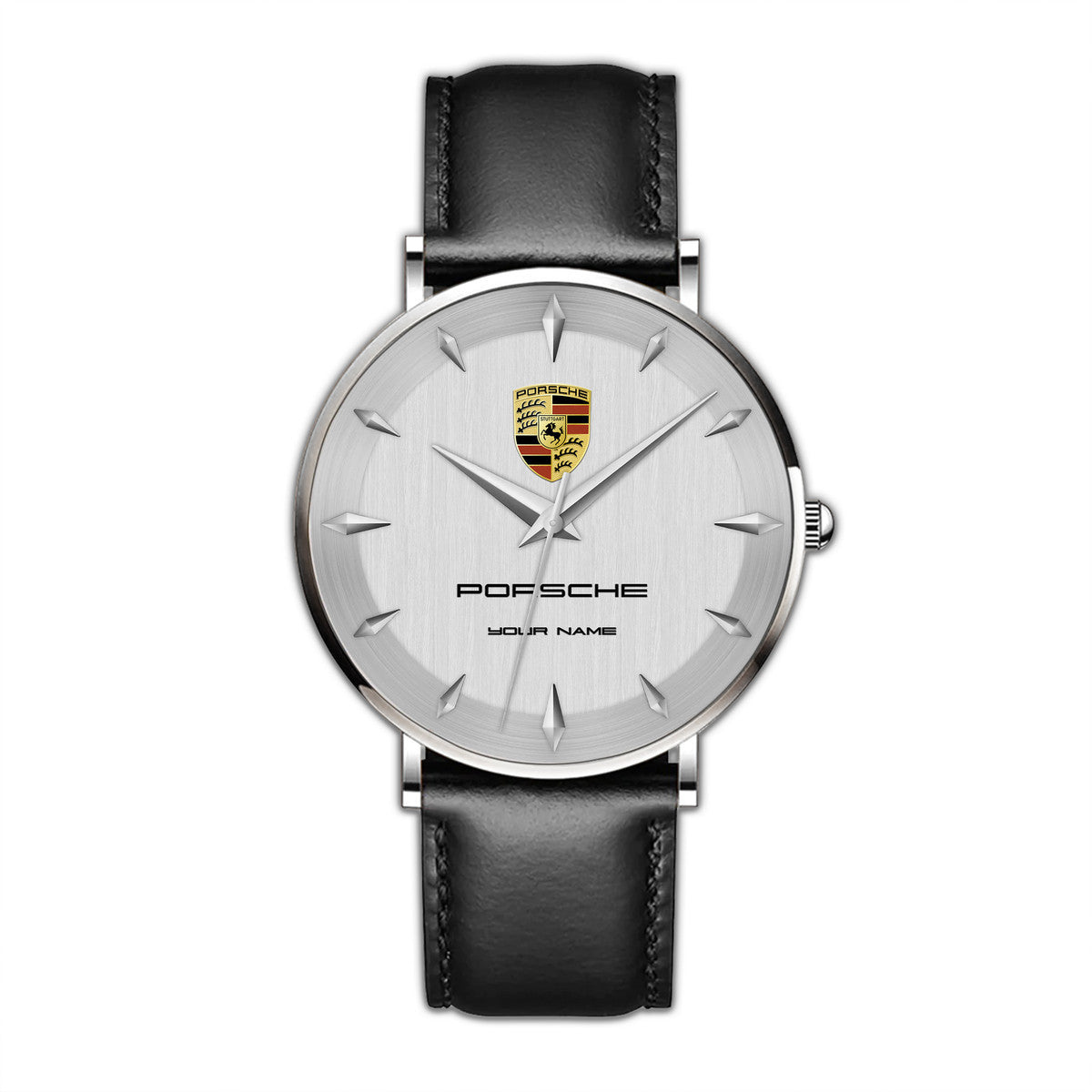 Personalized Pors Luxury Quartz Leather Watch P080401