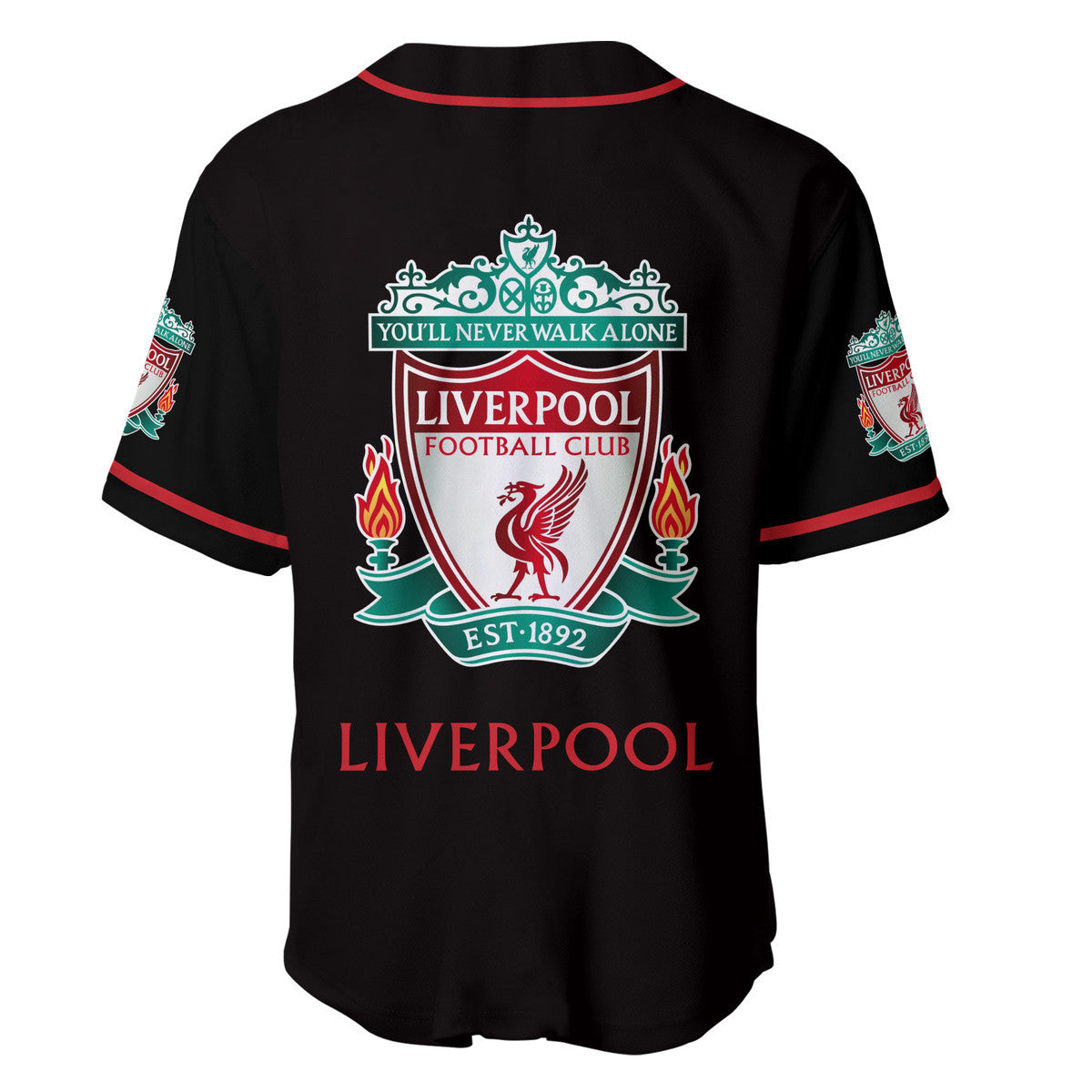 Personalized Liverpool - Baseball Jersey Shirt 3D S100408