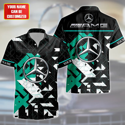 Merc AMG Petronas Hawaii Shirt Beach Short S030506