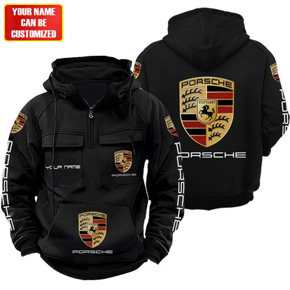 Personalized Pors Retro Cotton Hoodie P270501