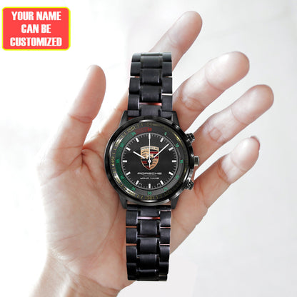 Personalized Pors Luxurious Stainless Steel Watch QB220704