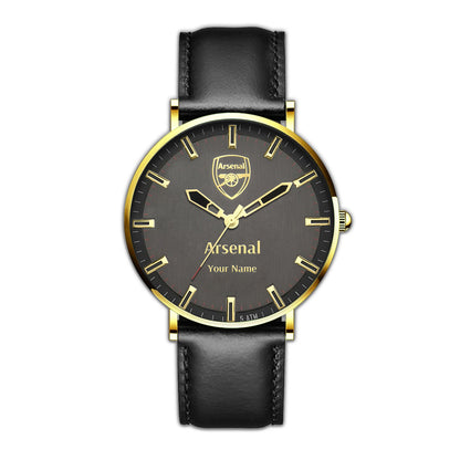 Personalized Arsenal Quartz Leather Watch QB130801