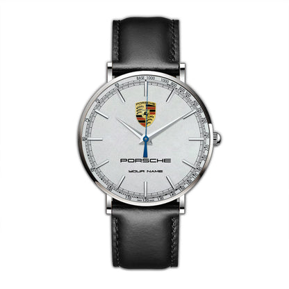 Personalized Pors Luxury Quartz Leather Watch P300801
