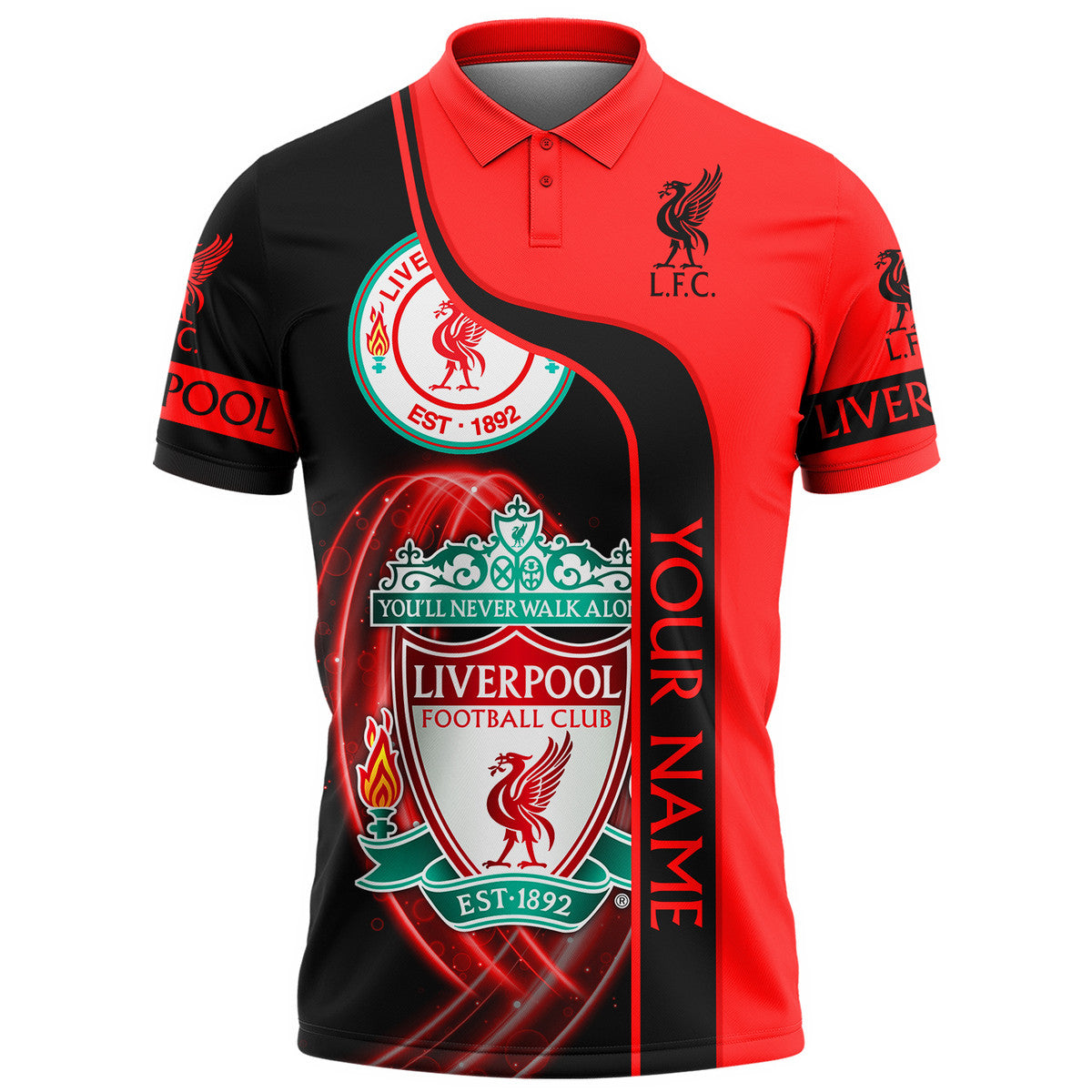 Personalized Liverpool 3D Full Printing Set , Liverpool Shirt , Hoodie , Short , Polo ,hawaii Q300802