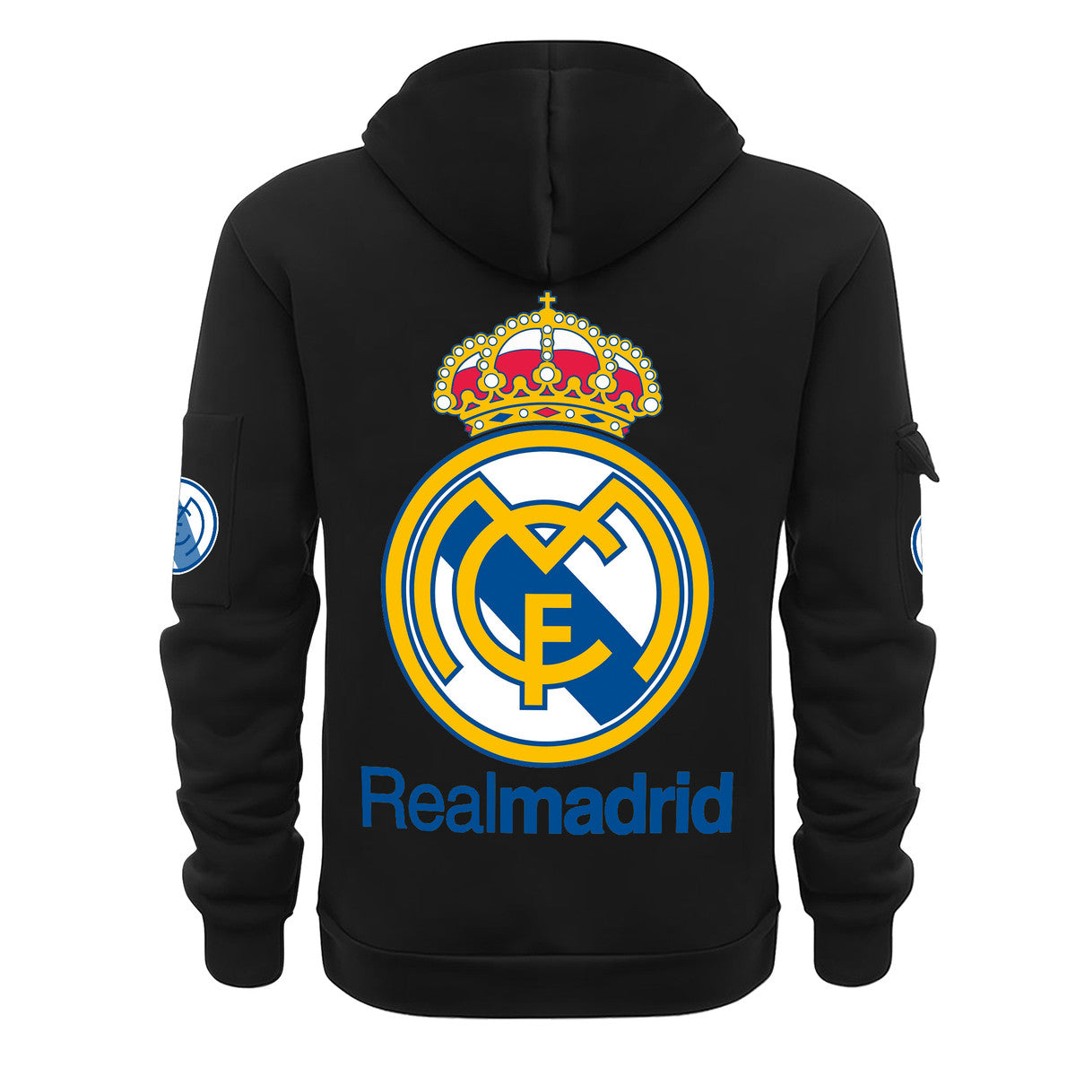 Personalized Real Madrid Zip-Hoodie Cotton Jacket Q040906