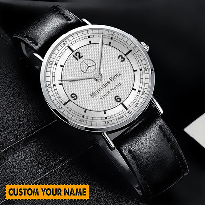 Personalized Merc Specialities Quartz Leather Watch P060901