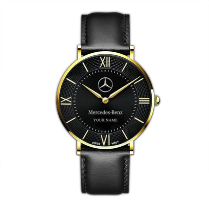 Personalized Merc Luxury Quartz Leather Watch QB110905