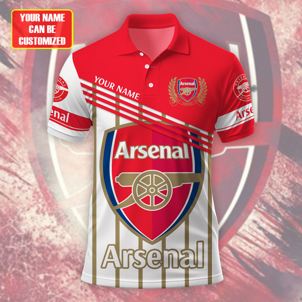 Personalized Arsenal Q2 3D Full Printing Set , Arsenal Shirt , Hoodie , Short , Polo ,hawaii Q130902