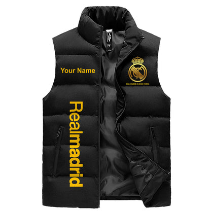 Real Madrid Sleeveless Windproof Puffer Jacket Q160902